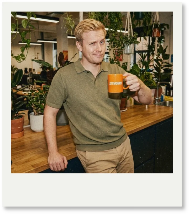 A Seymourr team member in the office